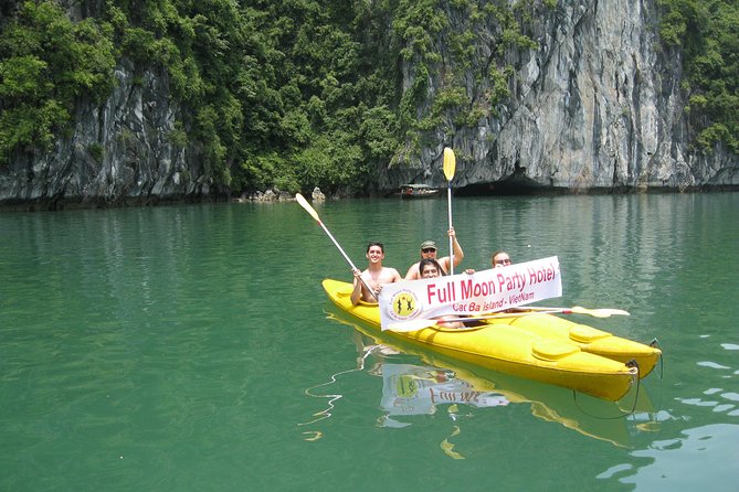 1 Day Boat Tour: HaLong Bay, Lan Ha Bay, Natural Beach and Full Moon Party - Lunch, drinks, and the practical value of $29