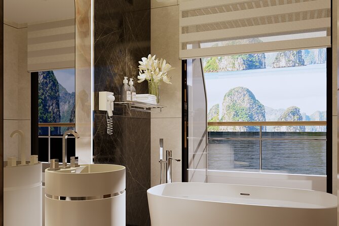 2 Day 1 Night Luxury Azura Cruise through Halong & Lan Ha Bay - Food, drinks, and the evening onboard
