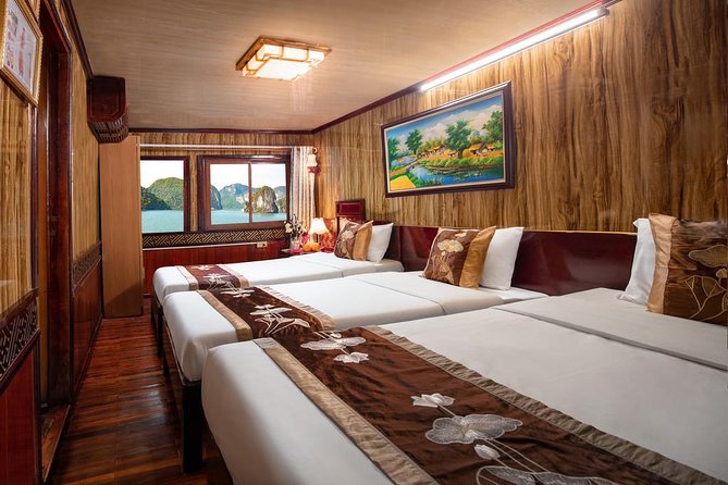 2-day Ha Long Bay Cruise included Transfer, Kayking and Swimming - Ti Top Island: swimming, walking, and a busy hour and a half