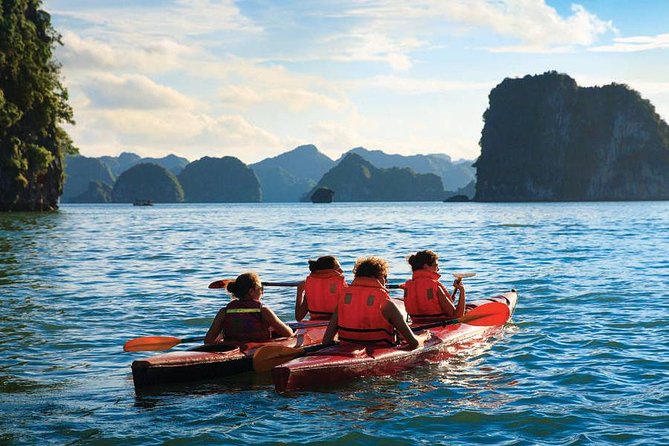 2-day Ha Long Bay Cruise included Transfer, Kayking and Swimming - Leaving Hanoi at 8:00 am