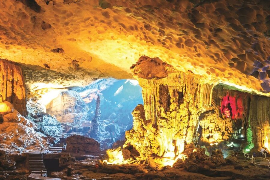 2-Day Ha Noi - Ninh Binh - Ha Long Bay Highlights Tour - The 500-step climb at Mua Cave