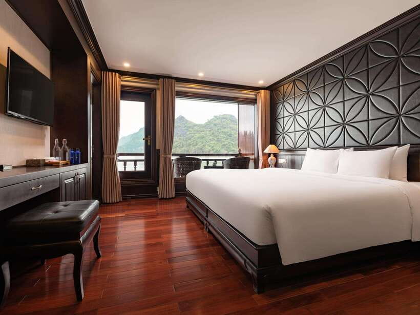 2-Day: Halong Lan Ha Bay 5 Stars Cruises w/Balcony & Bathtub - Overnight in Lan Ha Bay