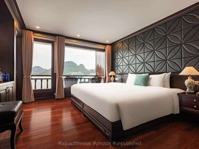 2-Day: Halong Lan Ha Bay 5 Stars Cruises w/Balcony & Bathtub - From Hanoi to Tuan Chau Wharf by midday