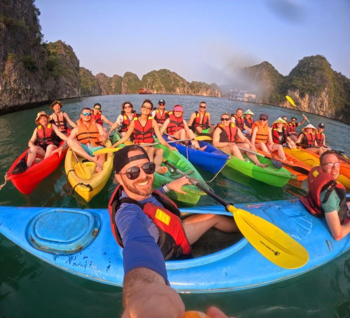 2-Day Lan Ha Bay & Cat Ba Cruise w/ Kayaking, Biking & More - Kayaking through Cua Van