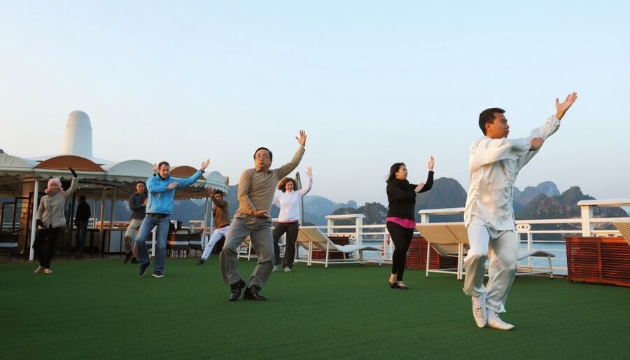 2-Day On 5 Star Cruise Halong Bay with Meals and Kayaking - Tra Bau and the Lan Ha Bay scenery