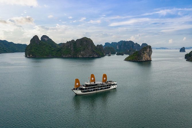 2 Days and 1 Night Halong Bay Luxury Genesis Regal Cruises - Dark and Light Cave by sampan or kayak
