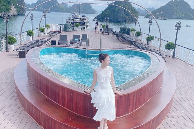2-Days Aspira Cruise Tour around Hanoi- Halong- Lan Ha Bay - Day one: Ha Long Bay, Lan Ha Bay, and Dark and Light Cave