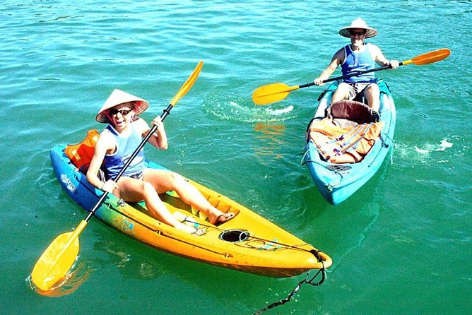 3-Day Cruise on Ha Long Bay with Kayaking, Swimming, Cooking Class,... - Kayaking near Van Gia floating village