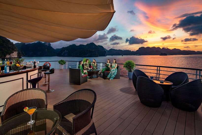 3-Day Lan Ha Bay & Viet Hai 5★ Cruise + Free Hanoi Pickup - Your cabin, meals, and life onboard