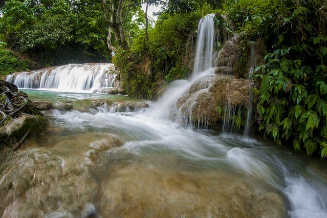 3 Days Pu Luong Off-road Trekking Best for Mountain Lovers - Day 2: Rice terraces, weaving, and Hieu Waterfall