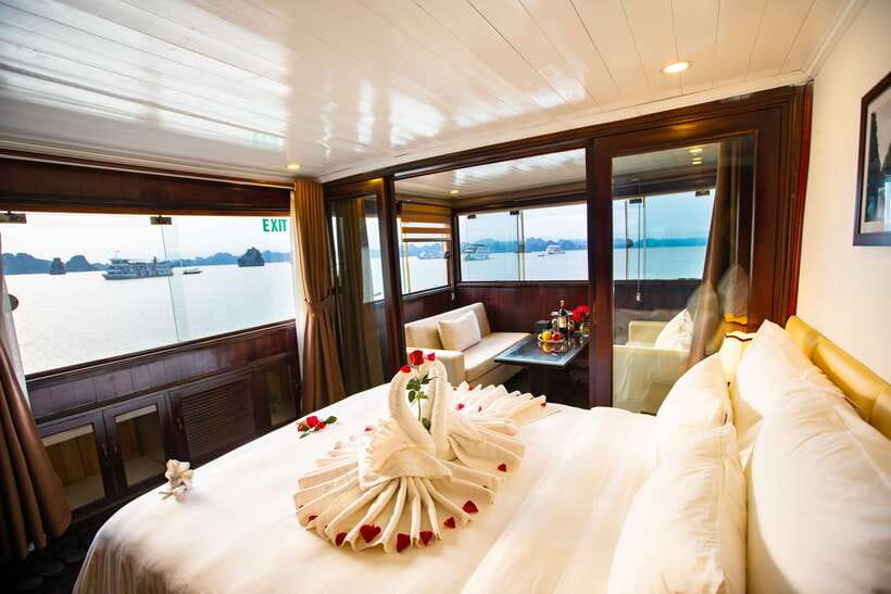 4-star Halong Paloma Cruise 2D1N Trip - Food, cabins, and the level of comfort