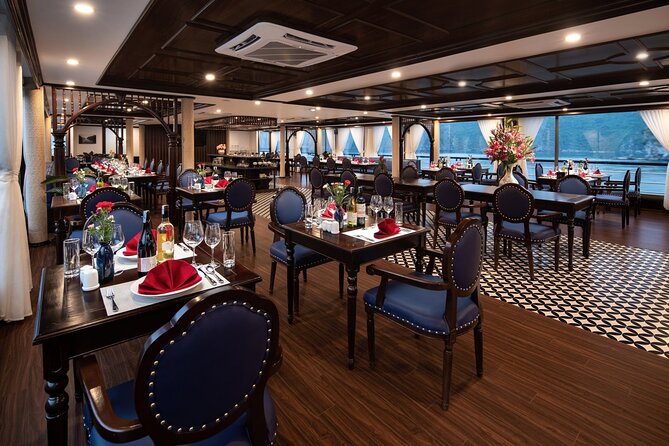 All-Inclusive 2 Day/1 Night Halong Luxury Cruise, Meals, Cave, Kayaking,Swimming - Cooking, Tai Chi, and squid fishing