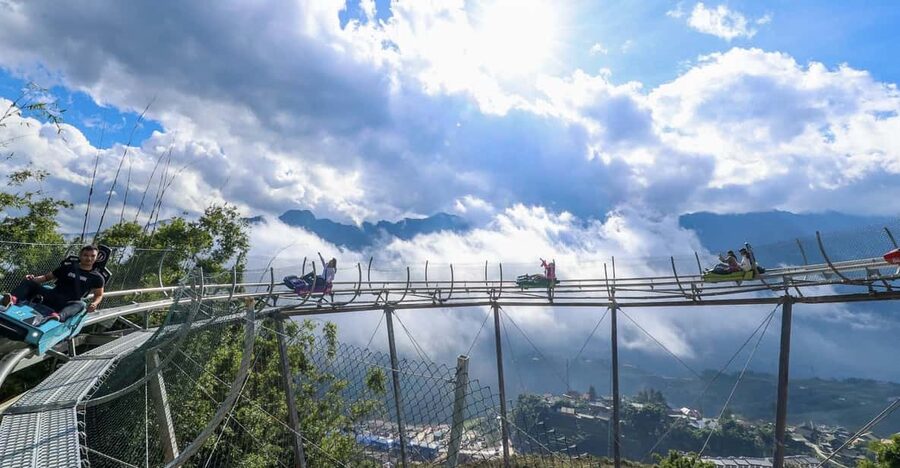 Alpine Coaster Ban Mong Experience in Sapa - Vietnam - A mountain ride with a Sapa view