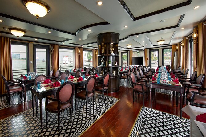 Athena Royal Cruise - Luxury Halong Bay Overnight Cruise 2D1N Tour - Sung Sot Cave and the first afternoon on the water