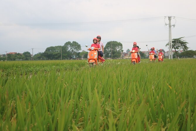 Beautiful Female Riders Vespa Red River Countryside Tour 5 Hours - Key points to know before you book