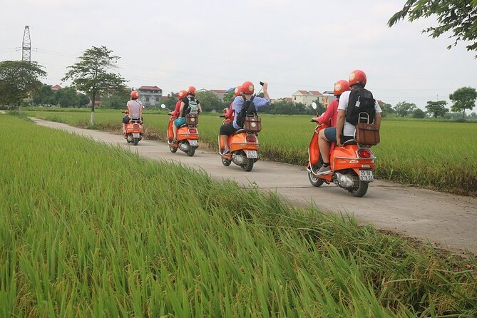 Beautiful Female Riders Vespa Red River Countryside Tour 5 Hours - Comfort, safety, and group size