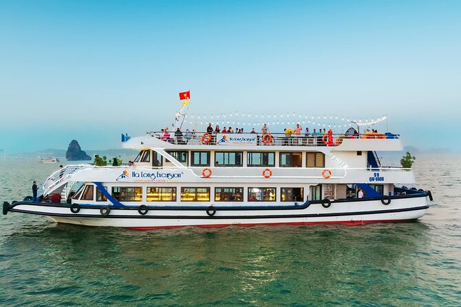 Best Halong Bay Tour One Day On Luxury Cruise 6 Hours Cruising - Ti Top Island for swimming and a 360-degree view