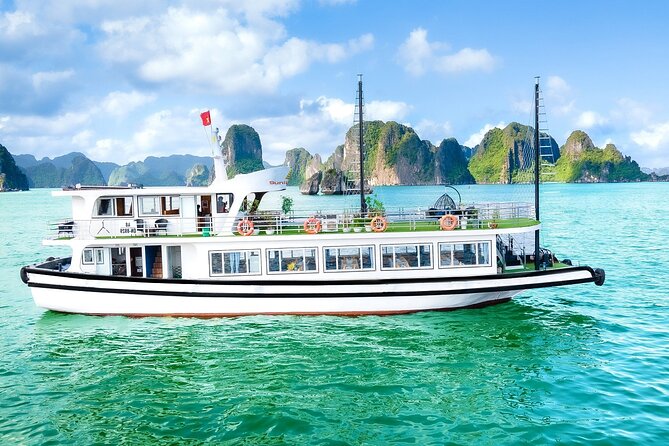 Best Price Halong 5 Star Day Cruise Buffet, Pool ,Sunset party - Sunset party and the premium-boat extras