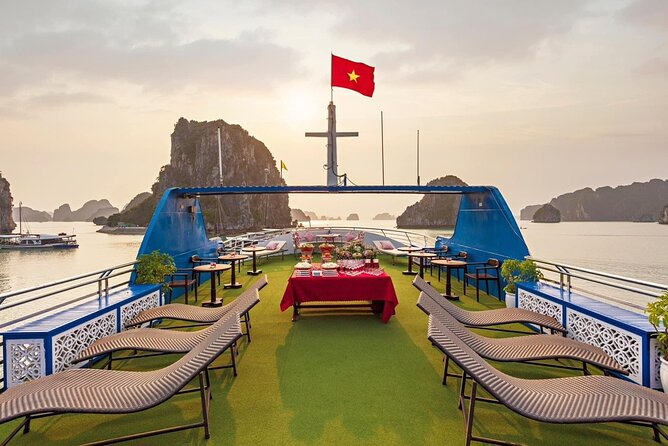 Best Price Halong Bay Full-Day Trip,Cave,Titop,Kayak By Transfer - The sunset party and ride back to Hanoi