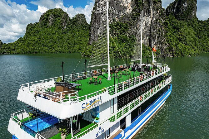 BEST SELLER: Ha Long Bay Luxury Cruise Day Tour - All Inclusive - Key points at a glance