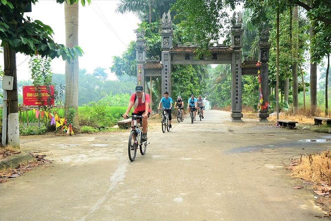 Bicycle Tours Hanoi: Full Day Bicycle Tour Hanoi Countryside - Crossing Long Bien Bridge above the Red River