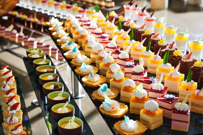 Buffet on Paradise Delight Dining Cruise Halong Bay Tour - A second cave visit with stalactites and stalagmites