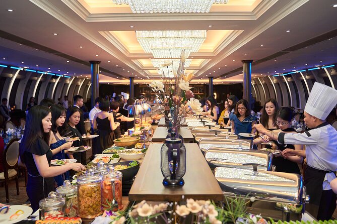 Buffet on Paradise Delight Dining Cruise Halong Bay Tour - What the buffet adds to the experience