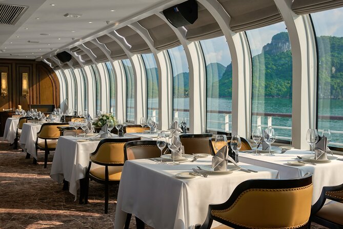 Buffet on Paradise Delight Dining Cruise Halong Bay Tour - Service that helps keep a large ship comfortable