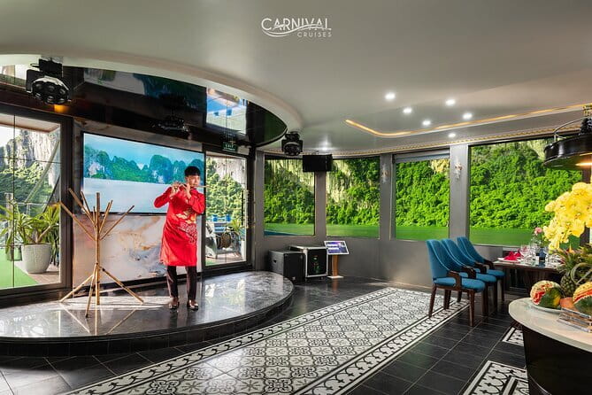 Carnival Cruise: Halong Luxury Cruise Day Trip -Swim, Kayak, Cave - Luon Cave by kayak or bamboo boat