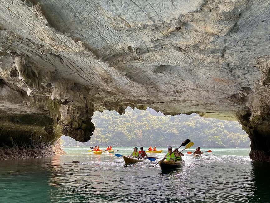 Cat Ba/Ha Noi: Lan Ha and Monkey Island Full Day Boat Trip - Ba Trai Dao beach: swimming, snorkeling, and boat time