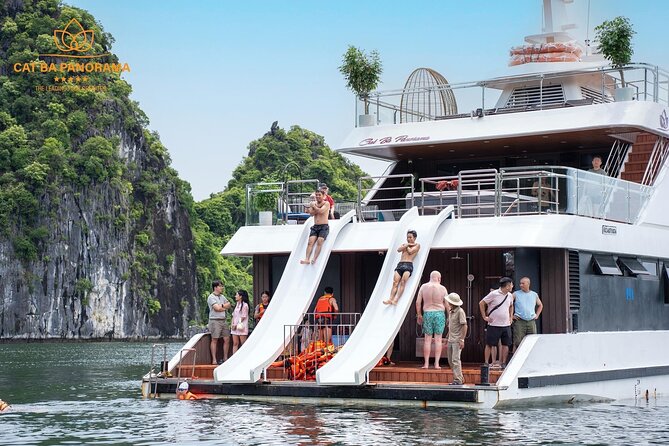 Cat Ba Island: Full-day Tour Lan Ha Bay with Luxury Cruise - Seafood lunch in the air-conditioned dining room