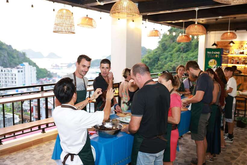 CatBa: Authentic Vietnam Cooking Class and local market tour - From Market Basket to Linda Kitchen