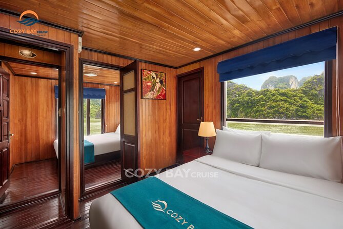 CozyBay Cruise-The Best Small Group 2D/1N inHalong-All inclusive - Sung Sot Cave and the crowds at Ha Long Bay