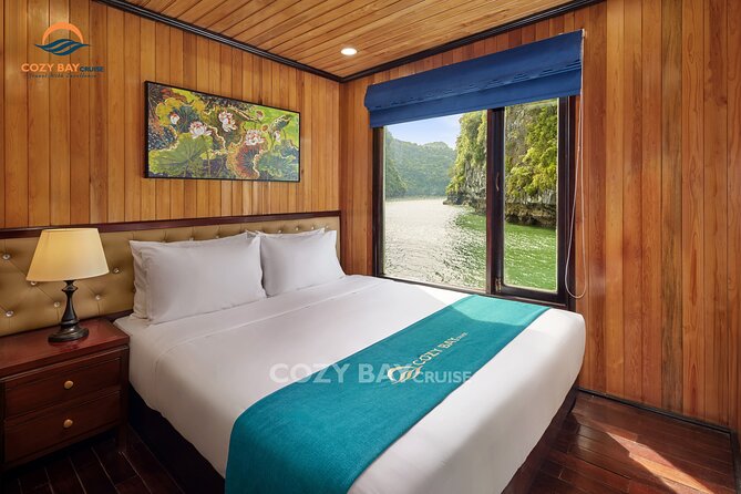CozyBay Cruise-The Best Small Group 2D/1N inHalong-All inclusive - The Hanoi pickup and ride to Tuan Chau Harbor