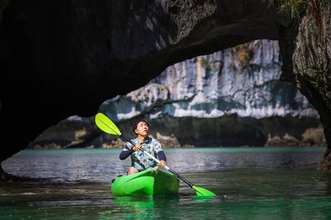 Day Tour Serenity Cruise at Lan Ha Bay from Hanoi, Hai Phong - Kayaking, swimming, and the boat slides