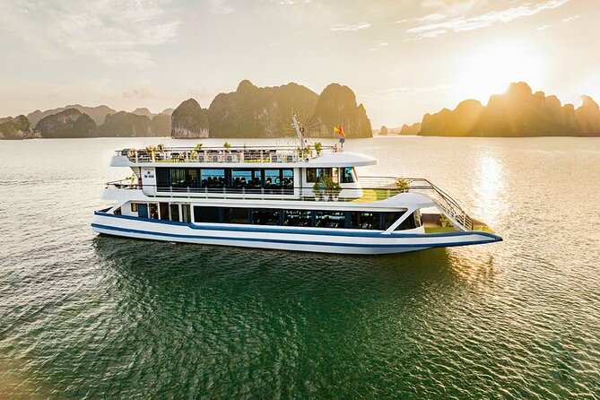 DELUXE Halong Cruise 1 Day Tour From Hanoi - Daily Operated - Lan Ha Bay and the Dark and Bright Cave stop
