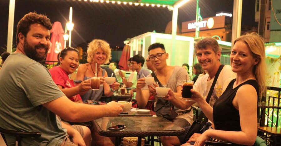 Discover Hanoi's Street Food by Night & Mini Class Coffee - Old Quarter sights between the food stops