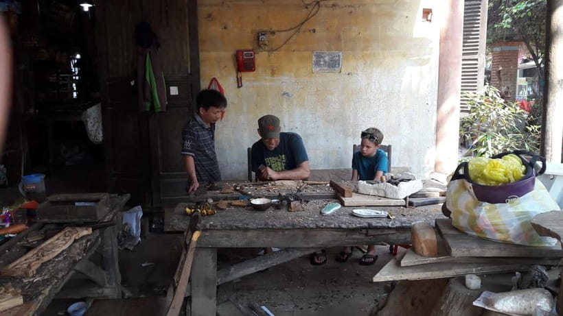 Discover Hanoi Through Wood: Hands-On Carving Experience - Three hours with chisels, sandpaper, and paint