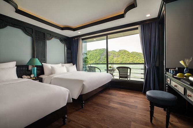 Dora Cruise – Best 2D1N Luxury Cruise in Halong & Lan Ha Bay - Day one through Con Vit Islet and Lan Ha Bay