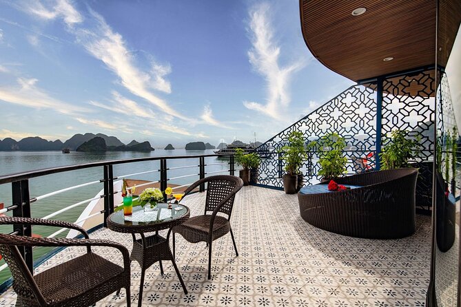 Dora Cruise – Best 2D1N Luxury Cruise in Halong & Lan Ha Bay - Dinner, dining, and onboard comfort