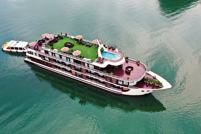 Dora Cruise - Luxury 5 Star Cruise in Halong Bay & Lan Ha Bay (2D1N) - Leaving Hanoi for Tuan Chau Harbor