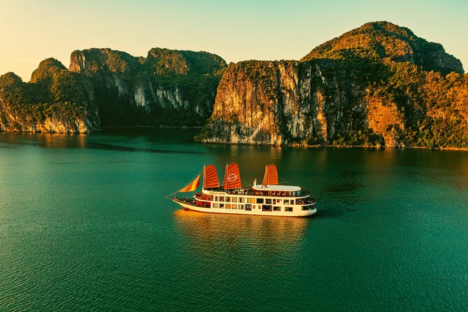Emperor Cruises Experience 2 Days 1 Night in Halong Bay. - Cabins With Balconies, Bathtubs, and Full Ocean Views