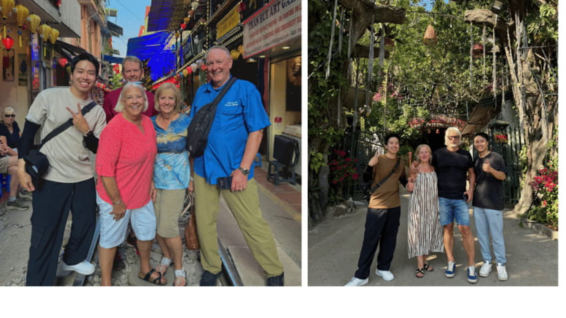(EN/JP)Private tour with a local friend & Train Street visit - Walking through Hanoi’s old lanes