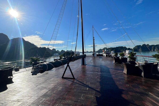 Erina Cruise Lan Ha Bay Halong Bay 3 days 2 nights depart from Hanoi Old Quarter - Tra Bau kayaking and swimming on day one
