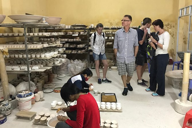 Explore Bat trang village & Ceramics factories with local guide - Entering real Bat Trang factories