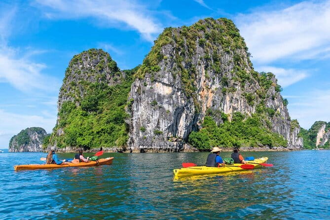 From Hanoi: 1-Day Halong 5-Star Cruises with Big & Small Groups - Boarding at Tuan Chau Harbor around noon