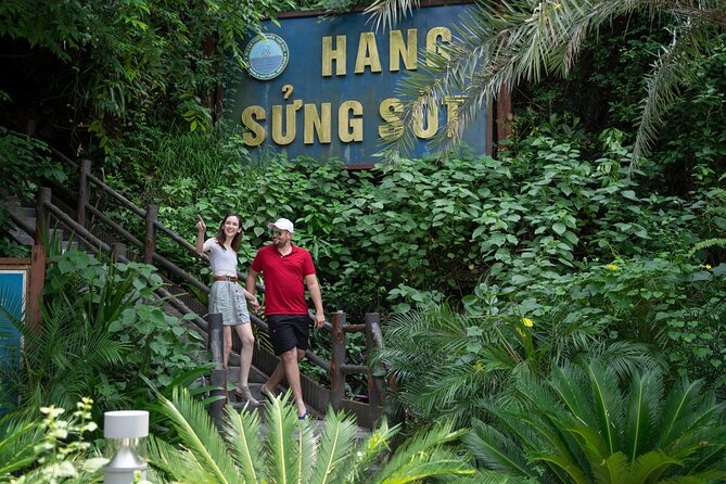 From Hanoi: 2D1N Ha Long Bay Deluxe Cruise with Bus Limousine - Sung Sot Cave and the view beyond the exit