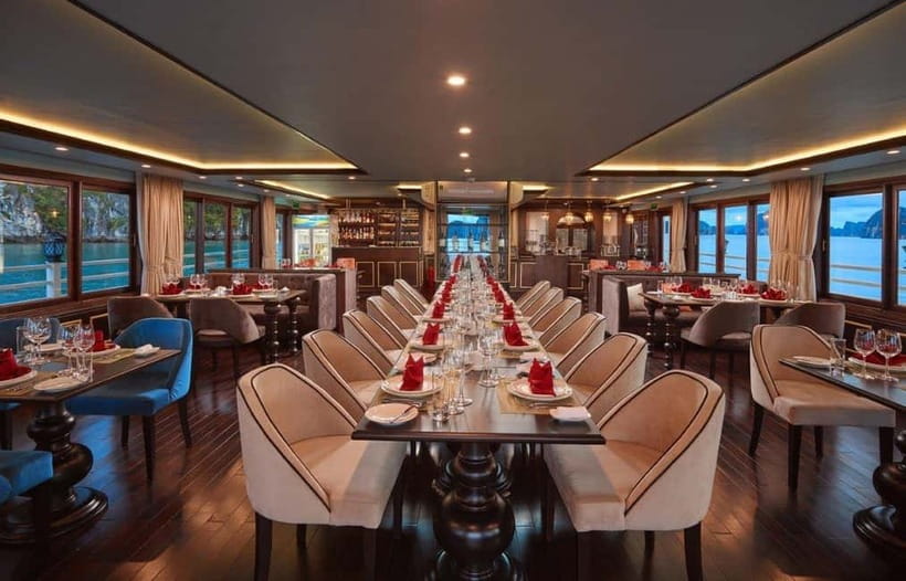 From Hanoi: 3 Day Halong Bay 5 Star Cruise - Ninh Binh Tour - Day one, from Hanoi to a Halong Bay cabin