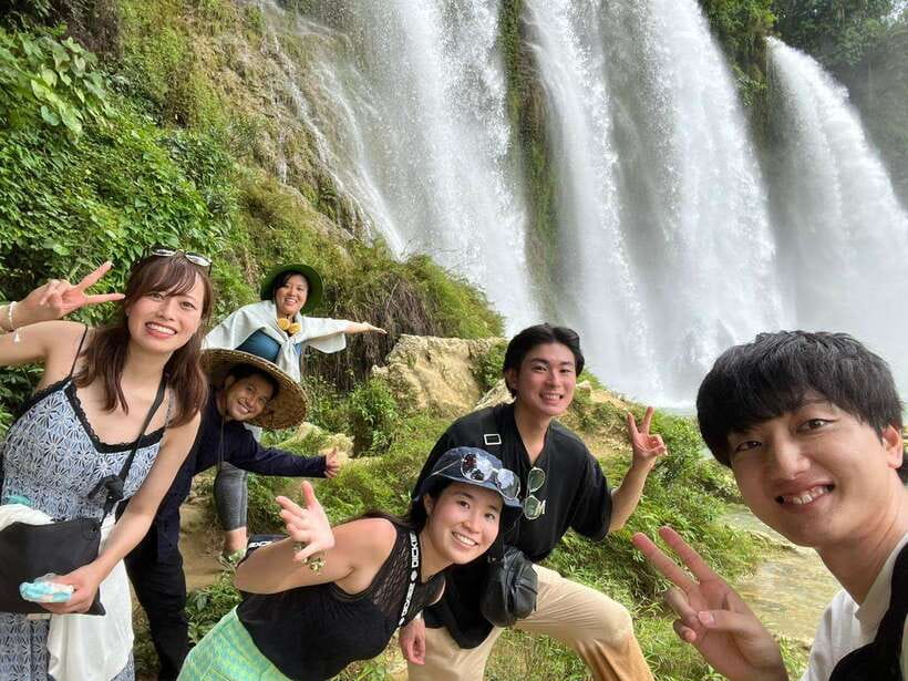 From Hanoi: Ban Gioc Waterfall - Local Villages 2nights/1day - Cao Bang breakfast and the Global Geopark road