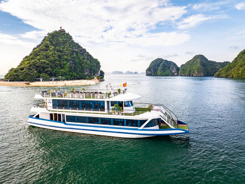 From Hanoi: Ha Long Bay 5-star Day Cruise with Buffet Lunch - Surprise Cave and its steep stairway
